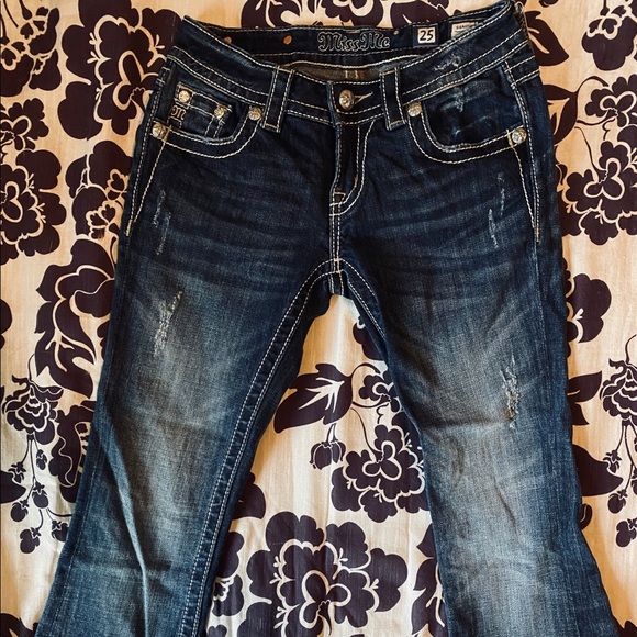 EUC! Miss Me cropped jeans, size 25 - Picture 4 of 7